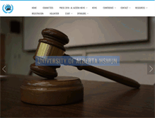 Tablet Screenshot of hsmun.org